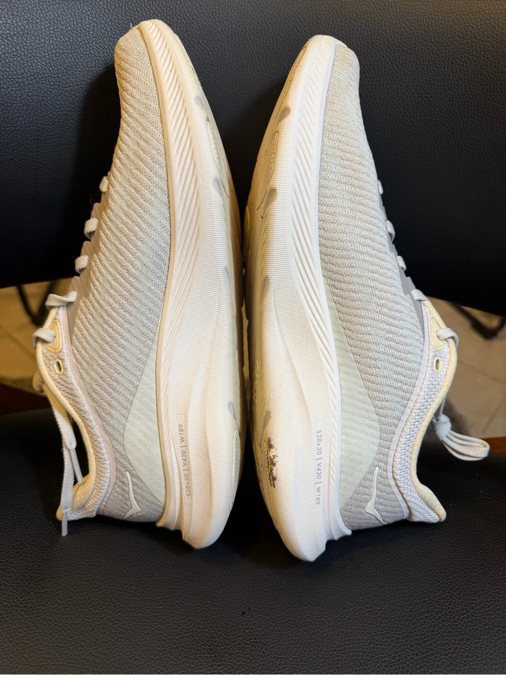 Hoka One One Solimar Womens 9 B Gray Athletic Shoes Outdoors Running Walking